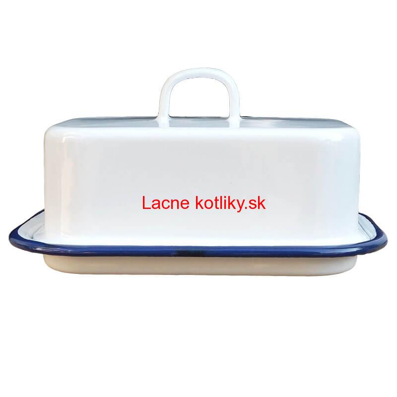 Smaltovaná maselnička - biela