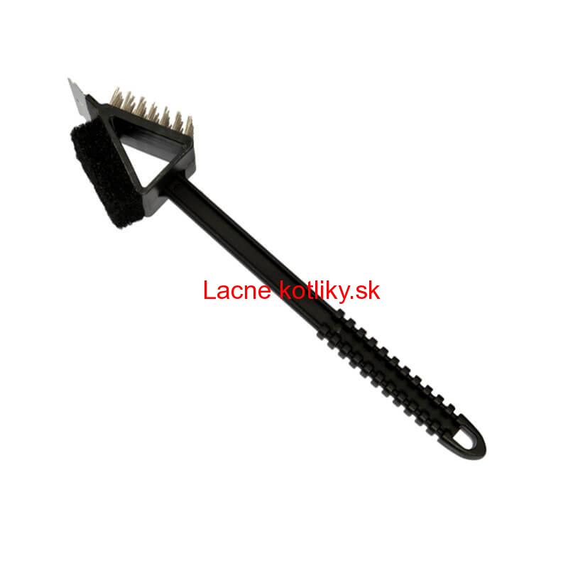 Kefa so škrabkou a hubkou na gril 3 v 1