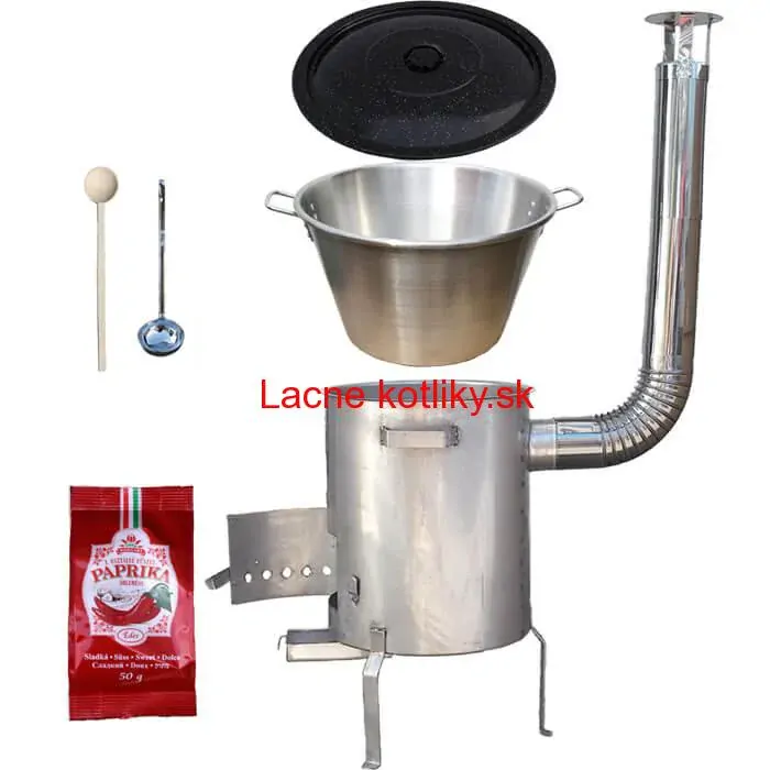 Nerezový kotol 40 L (1,2 mm) + nerezová kotlina (1,5 mm) 45 cm STRONG EXCLUSIVE