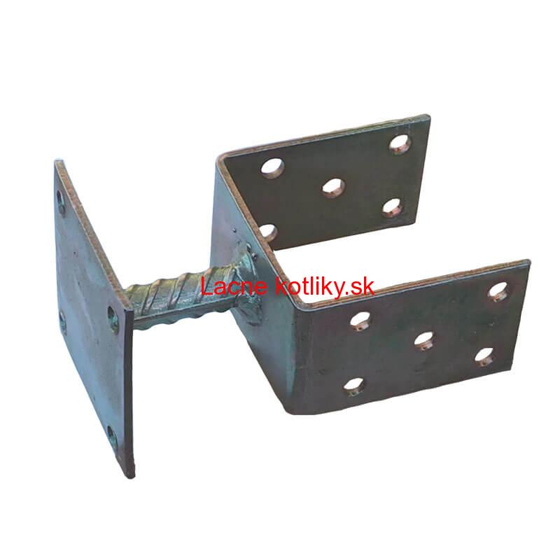 Pätka na platni, kotviaca, pozinkovaná 9 cm
