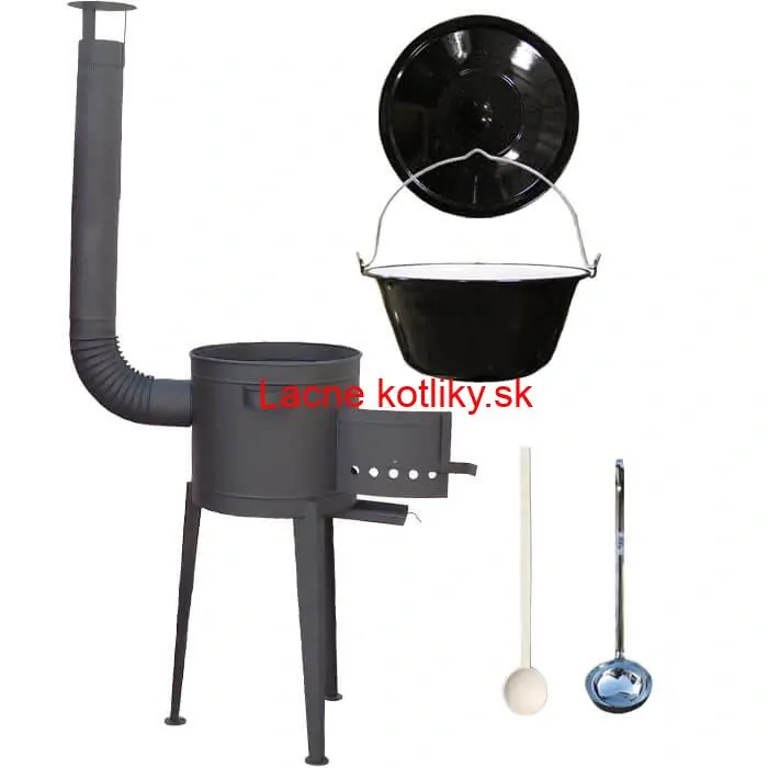 Smaltovaný kotlík 25 L (1,2 mm) + vysoká kotlina (1,5 mm) HODO 42 PLUS 600