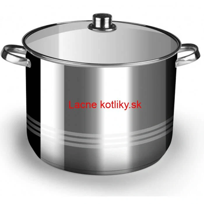 Nerezový hrniec 7 L + sklenená pokrievka