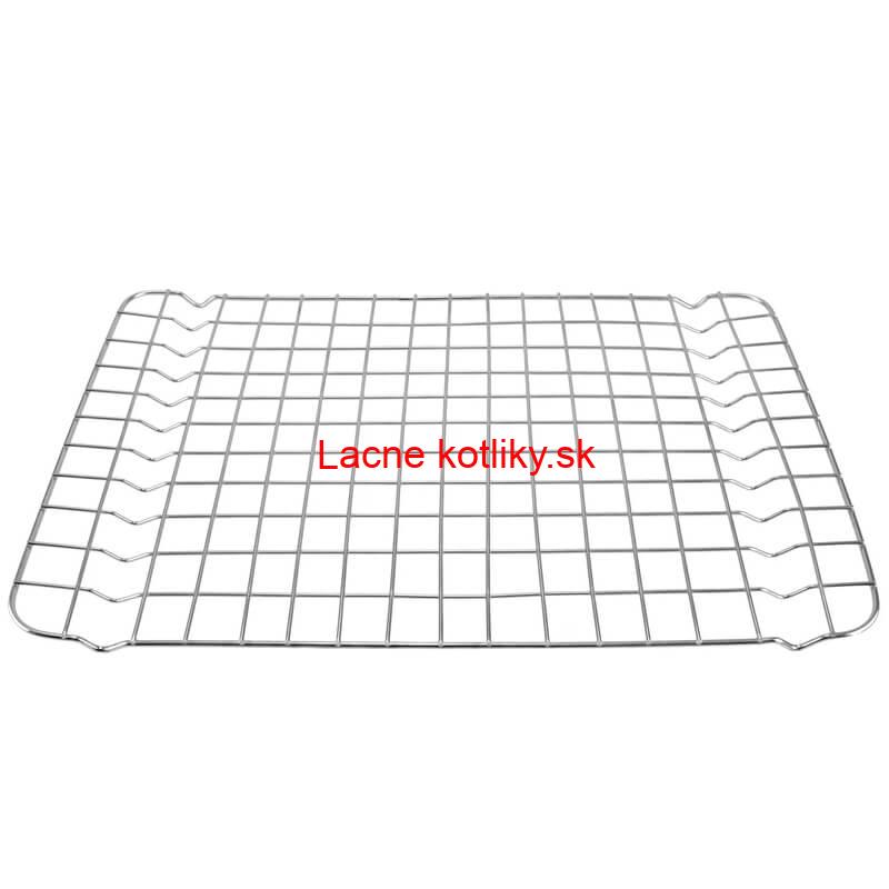 Nerezový rošt na pekáč na grilovanie a pečenie 33 x 22 cm