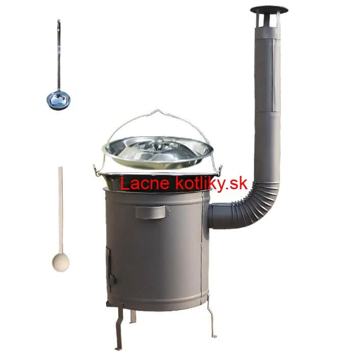 Smaltovaný kotlík 16 L (1,2 mm) + hrubostenná (1,5 mm) a žiaruvzdorná kotlina 39 PLUS 600