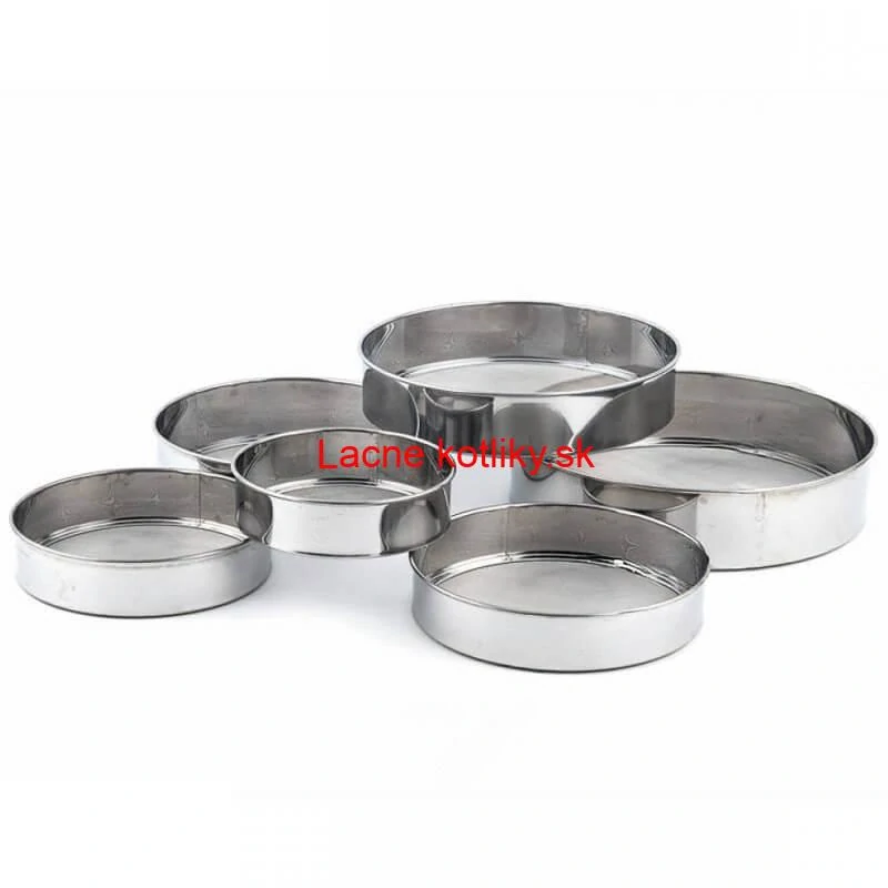 Súprava kovových sít na múku – 6 kusov