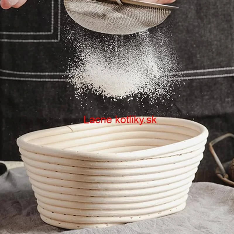 Ratanová miska na kysnutie chleba – oválna