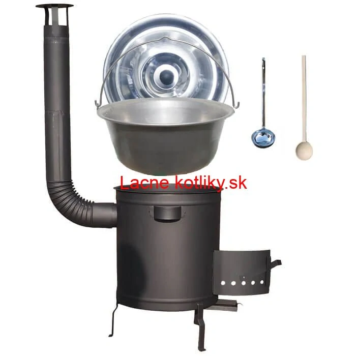 Nerezový kotlík 20 L (1,5 mm) + hrubostenná (1,5 mm) a žiaruvzdorná kotlina 42 PLUS 600