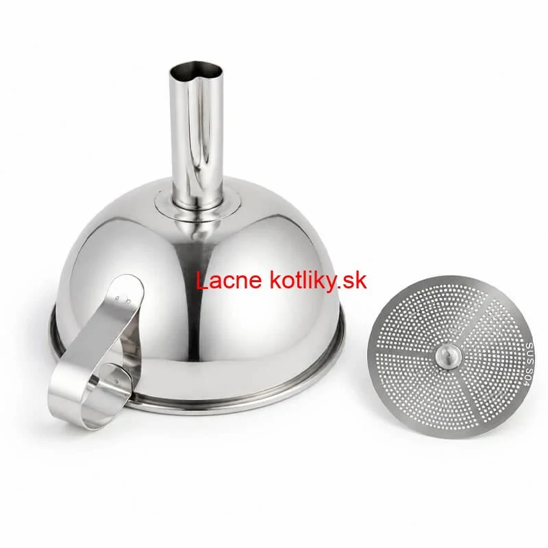 Nerezový lievik so sitkom 11 cm