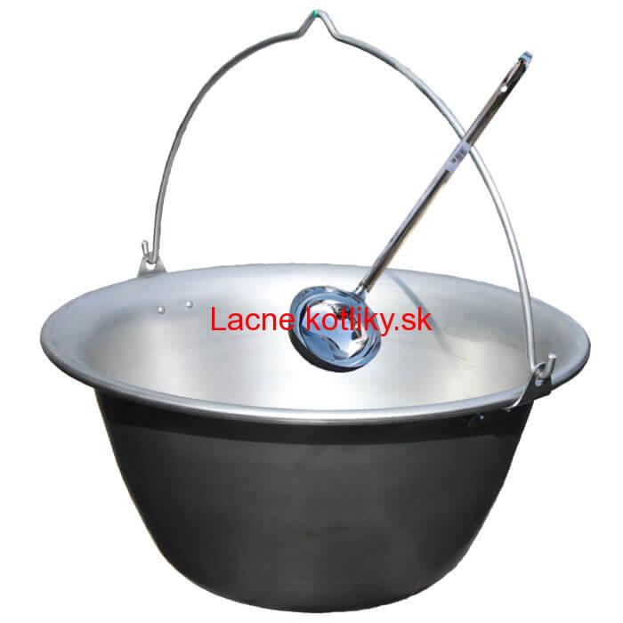 Nerezový kotlík na guláš 15 L (1,5 mm) + antikórová naberačka
