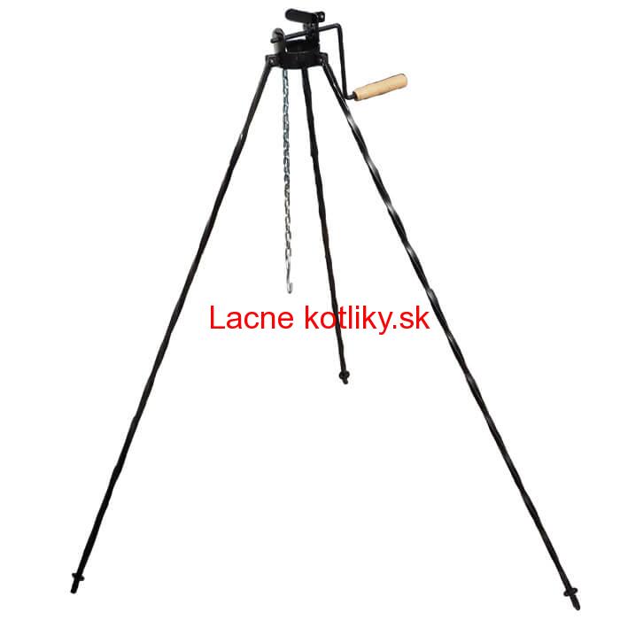 Stojan na kotlík s poistnou kladkou 1,25 m