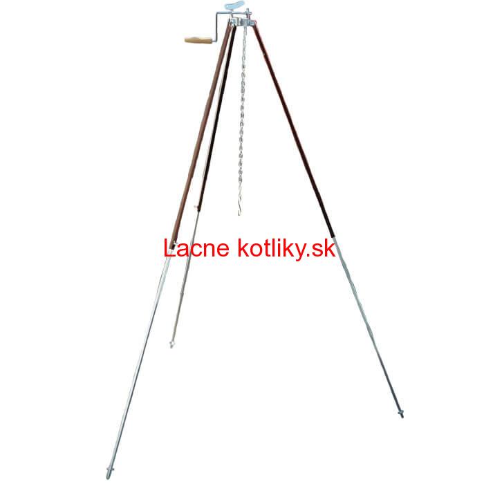 Teleskopická trojnožka s poistnou kladkou