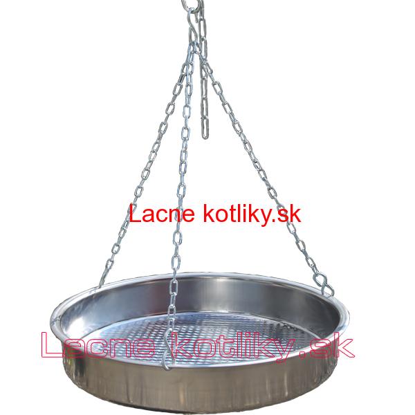 Nerezová panvica s retiazkou 42 cm