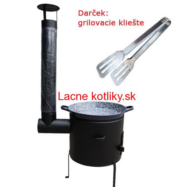 Grilovacia panvica s uškami + kotlina 39 cm