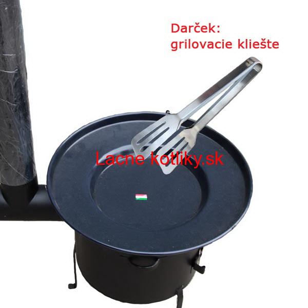 Grilovacia panvica s retiazkou + kotlina 39 cm