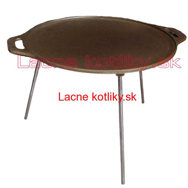 Liatinová grilovacia panvica s nožičkami 51 cm