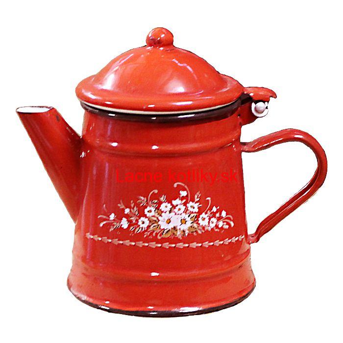 Smaltovaná kanvica 0,5 L DEKO