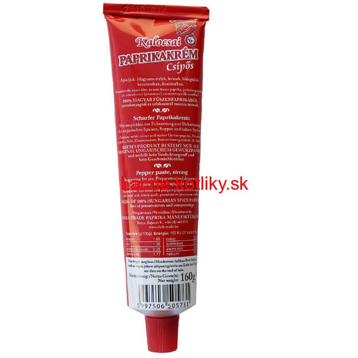 Štipľavý paprikový krém 160 g
