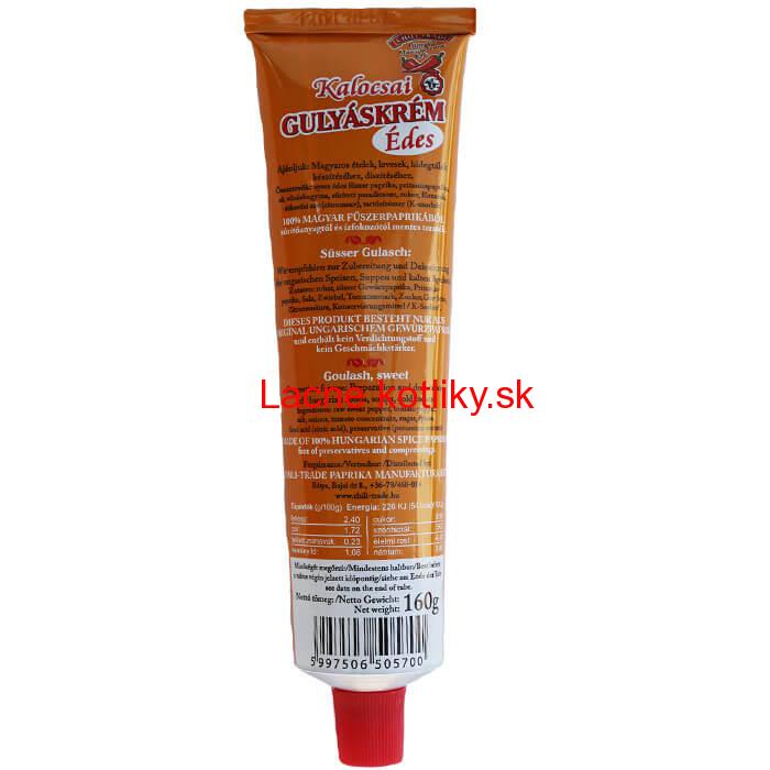 Špecialny sladký krém do gulášu