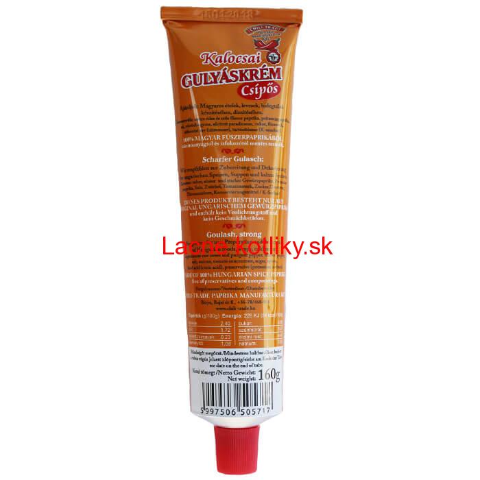 Špecialny štipľavý krém do gulášu