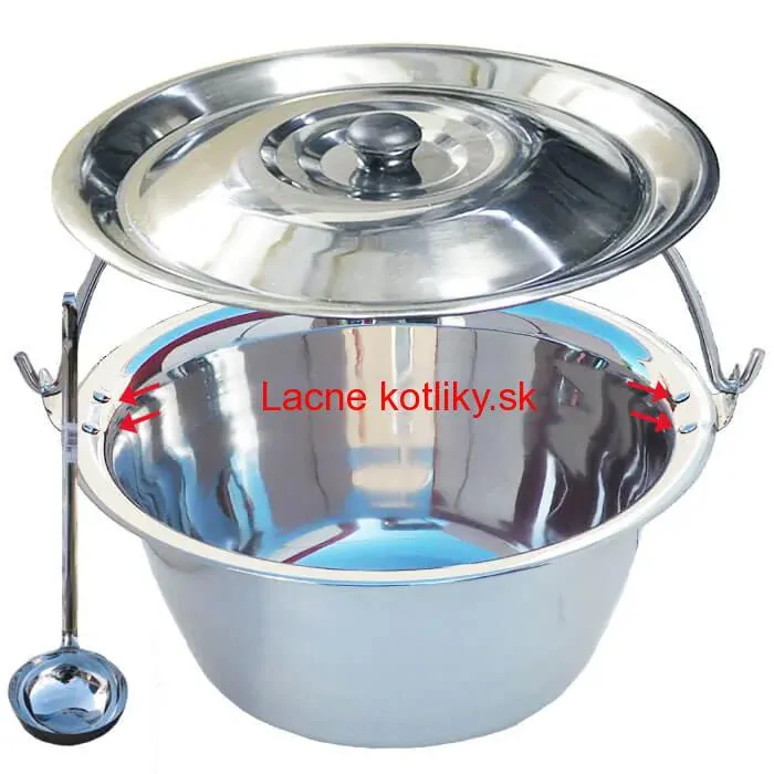 Antikorový kotlík 30 L (0,8 mm) + antikorová pokrievka