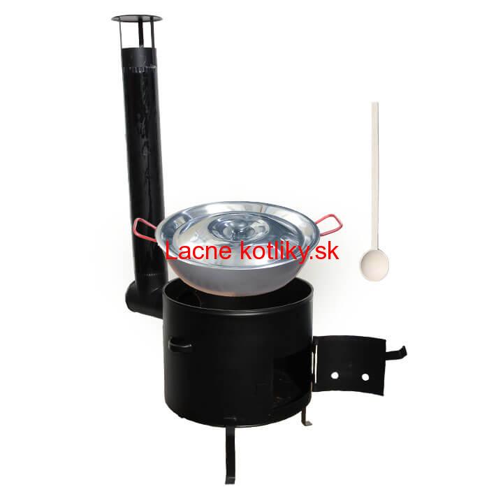 Panvica PAELLA (WOK) 36 cm + kovová kotlina 36 cm GARCIMA