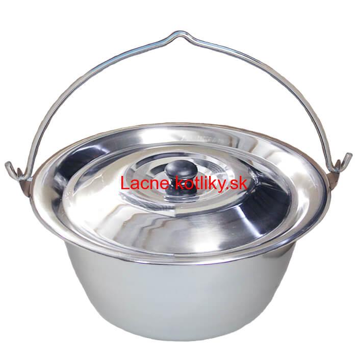Antikorový kotlík 15 L (0,8 mm) s nitmi + pokrievka
