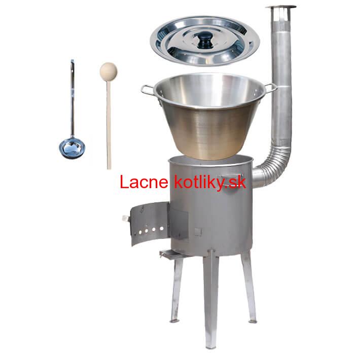 Nerezový kotol 40 L (1,2 mm) + nerezová kotlina 45 cm LUXUS