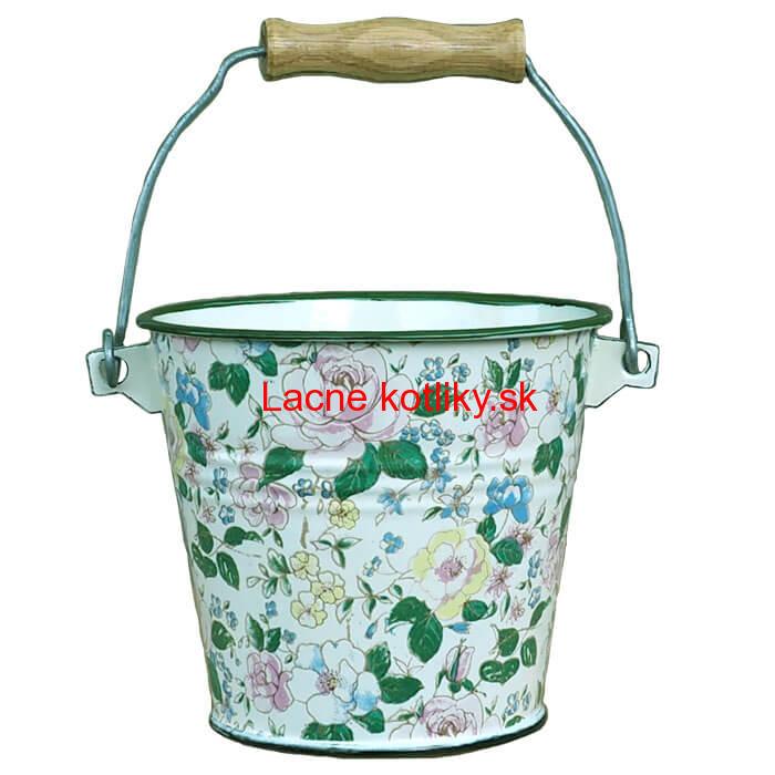 Smaltované vedro 1 L DECOR