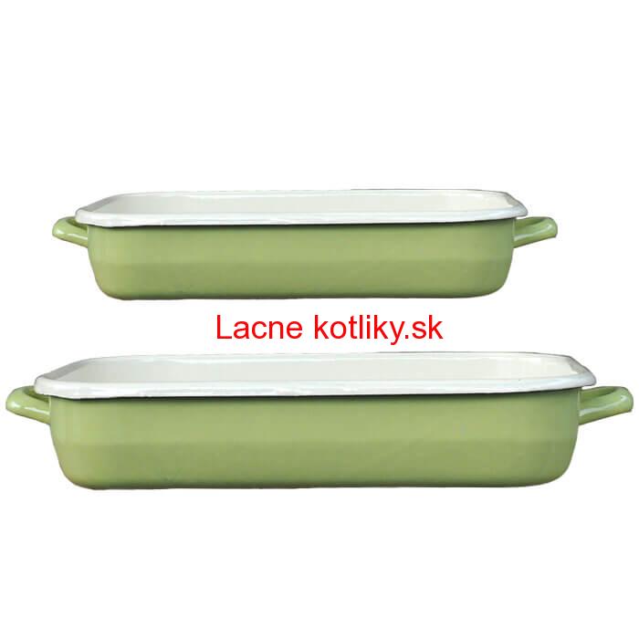 Smaltovane pekáče GREEN 2 ks