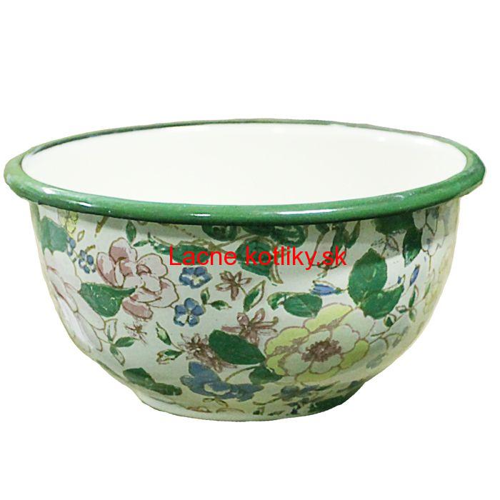 Smaltovaná vzorovaná miska 17 cm DECOR