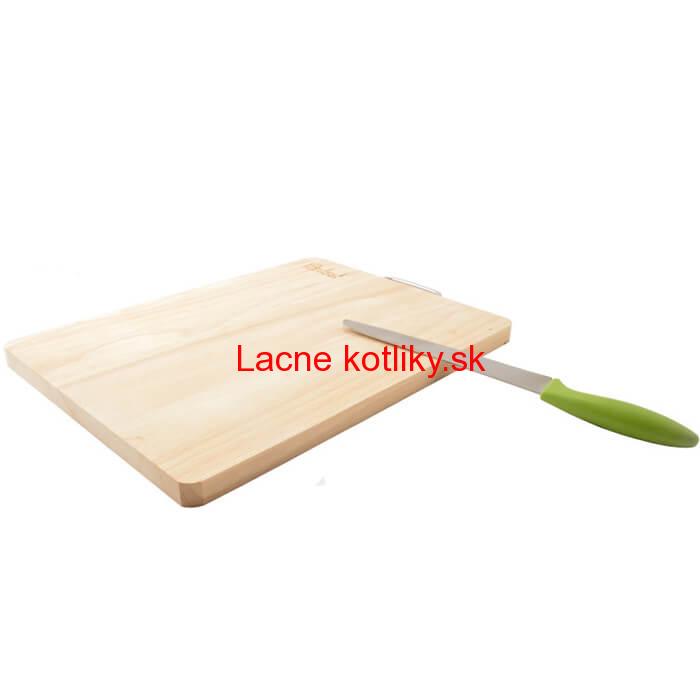 Drevená, masívna doska na krájanie 48 x 33 cm