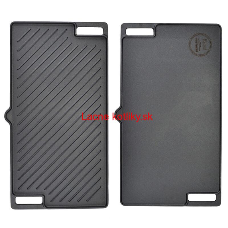 Liatinová grilovacia platňa 45 x 25 cm