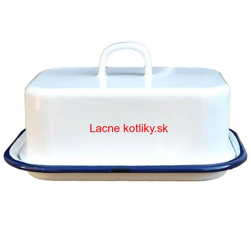 Smaltovaná maselnička - biela