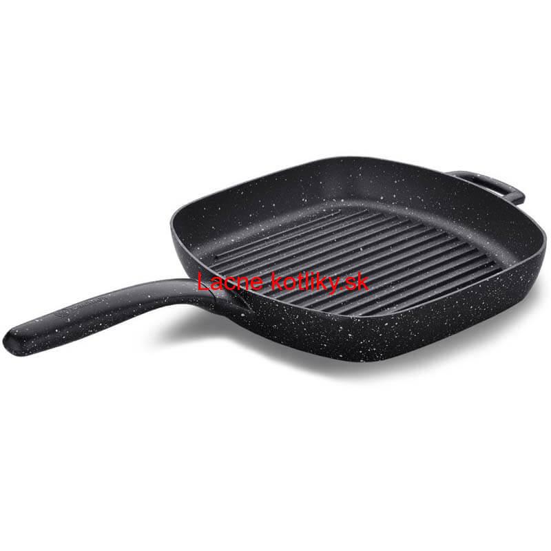 Grilovacia panvica s rúčkou 28 x 28 Grill Plus Volkanit