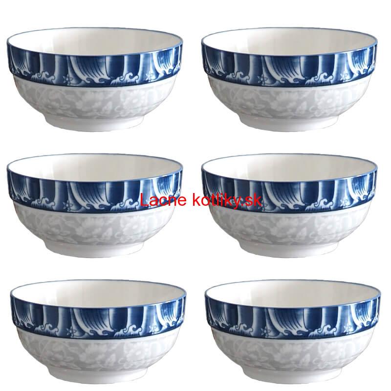 Keramické misky na servírovanie gulášu 15 cm 6 ks