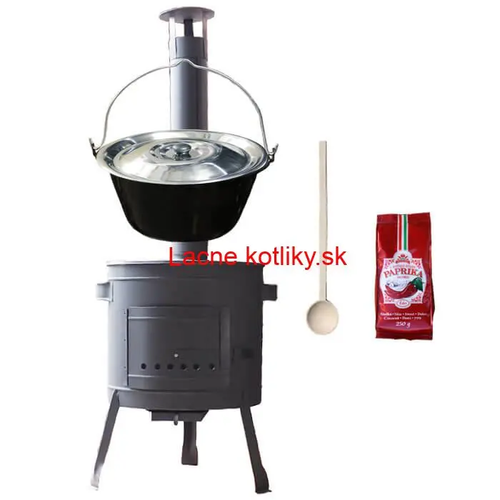 Smaltovaný kotlík 25 L (1,2 mm) + hrubostenná (1,5 mm) žiaruvzdorná kotlina BALKY STRONG 42 PLUS 600