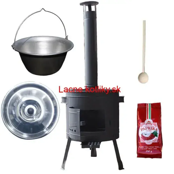 Nerezový kotlík 20 L (1,5 mm) + hrubostenná (1,5 mm) žiaruvzdorná kotlina BALKY STRONG 42 PLUS 600