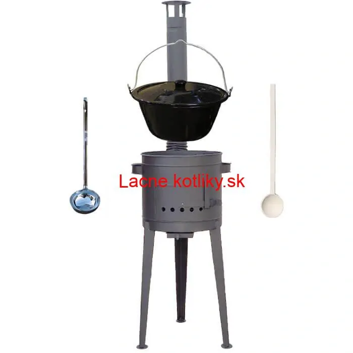 Smaltovaný kotlík 25 L (1,2 mm) + vysoká kotlina (1,5 mm) HODO 42 PLUS 600