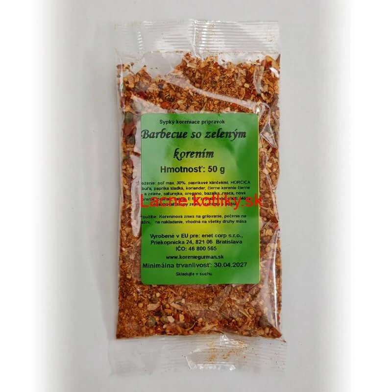Barbecue so zeleným korením 50 g