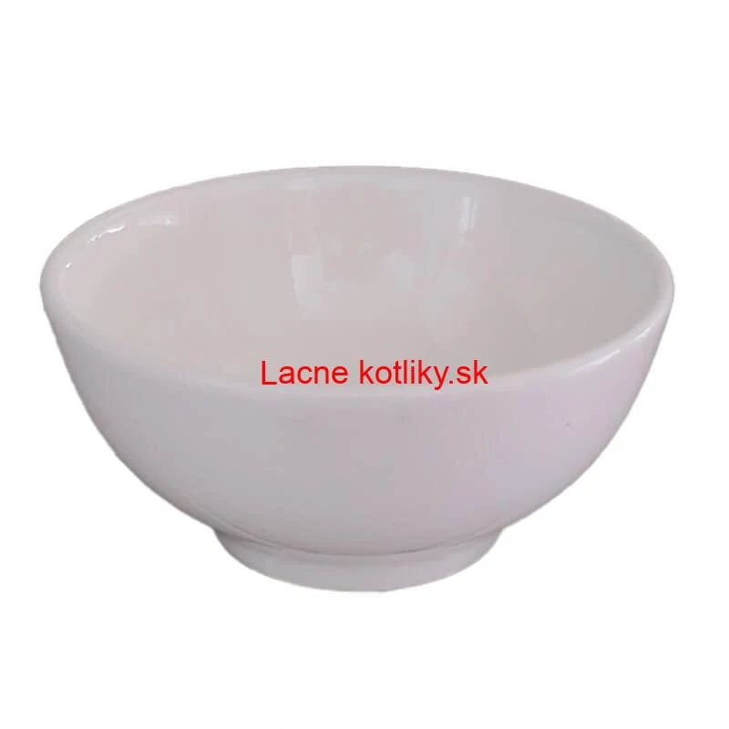 Keramické misky na servírovanie gulášu 15 cm 6 ks biele