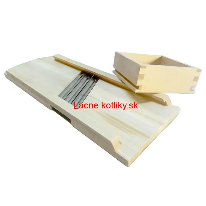 Ručný drevený krájač kapusty 3 nože 66 x 24 cm (stredný)