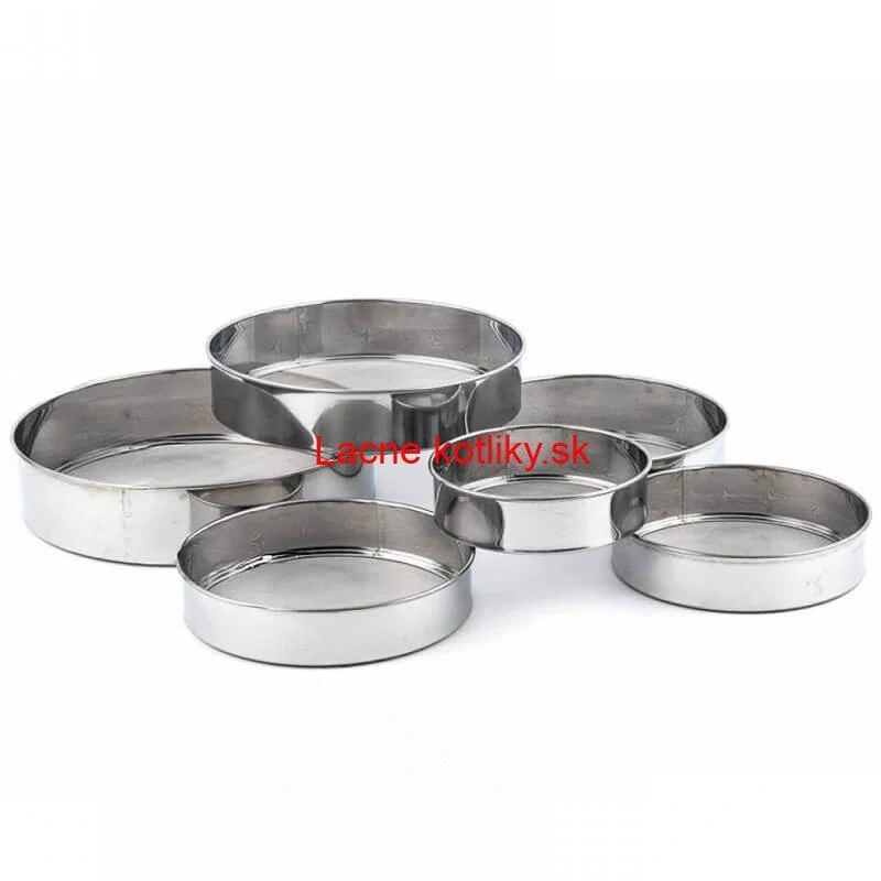 Súprava kovových sít na múku – 6 kusov