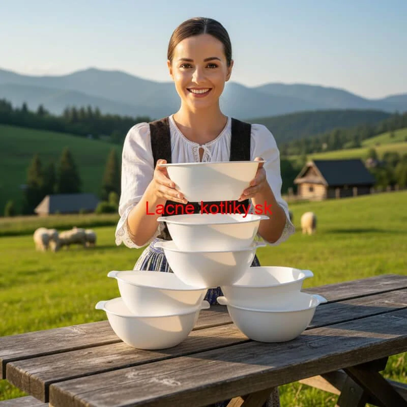Sada 6 ks: Plastová miska na fajnový kotlíkový guláš a polievky – 750 ml