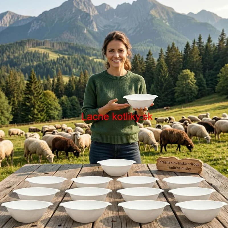 Sada 12 ks: Plastová miska na fajnový kotlíkový guláš a polievky – 500 ml