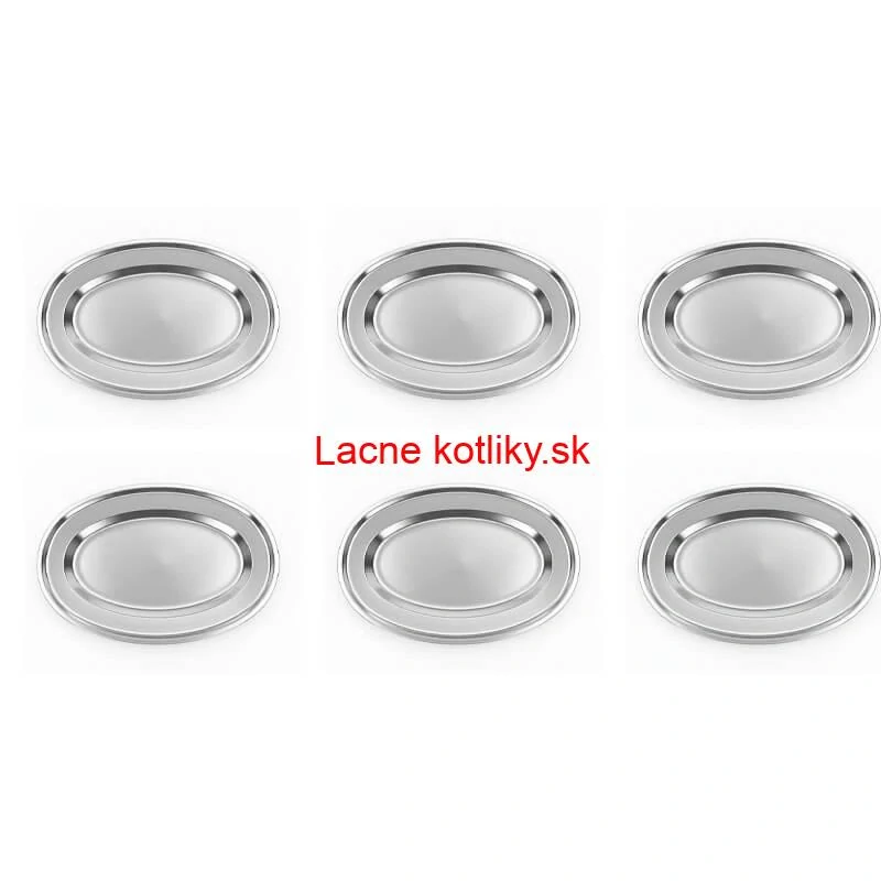 Nerezové podnosy pre catering – set 6 ks (45,5cm) - Servíruj s istotou a štýlom