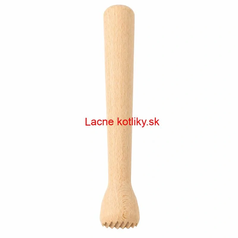 Drevený drvič na cesnak a bylinky 22 cm