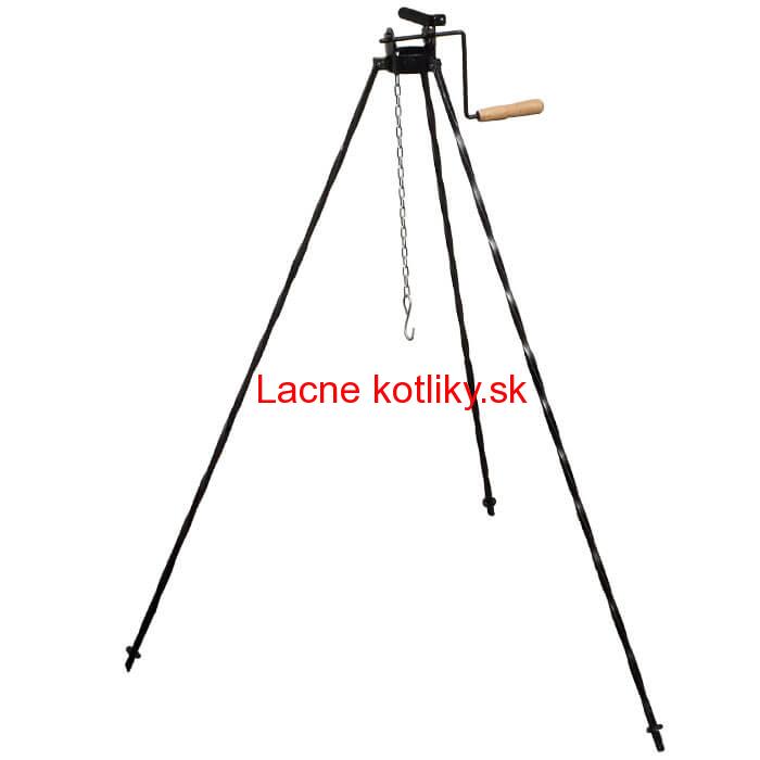 Stojan na kotlík s poistnou kladkou 1,25 m