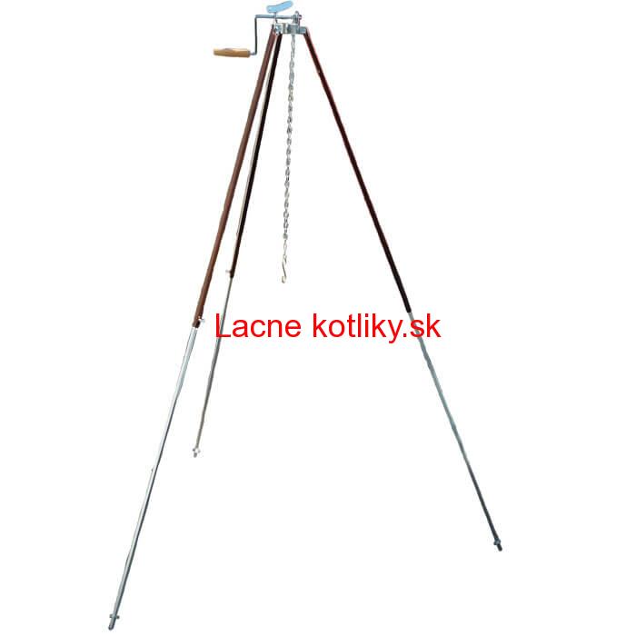 Teleskopická trojnožka s poistnou kladkou