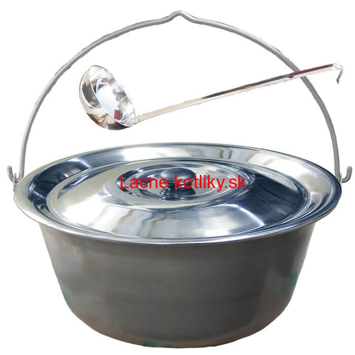 Nerezový kotlík 15 L (1,5 mm) + antikorová pokrievka