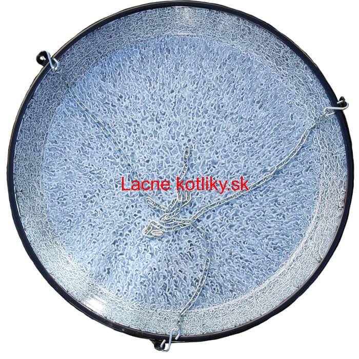 Smaltovaná grilovácia panvica s reťazou 45 cm